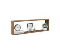 Etagères cube murales 4 pcs chêne artisanal 100x15x30 cm, stockage en forme de cube, organisateur en forme de cube, 856585