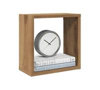 vidaXL Étagères murales cube 4 pcs – chêne artisanal en bois d'ingénierie – Marron
