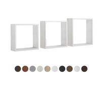 Modularredo Étagères cubiques murales Incubo Slim - Lot de 3