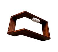 Étagères d'angle flottantes en forme de L avec lumières LED | Étagère d'angle flottante pour salon, chambre à coucher, salle de bain, cheminée, plante, livre, maison