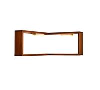 Étagères d'angle flottantes en forme de L rustique | Étagère murale d'angle flottante en bois pour salon, chambre à coucher, cheminée, plantes, livres, bureau