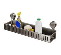 Étagères de douche - Étagère de salle de bain avec ventouse | Étagère de douche mobile | Support mural pour accessoires de soins de la peau pour économiser de l'espace pour la