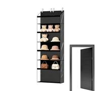 Étagères de rangement au-dessus de la porte - 4 niveaux de grande capacité, compartiments en maille transparente, unité de chambre d'enfant à pochette verticale | Support de crochet de garde-robe, sal