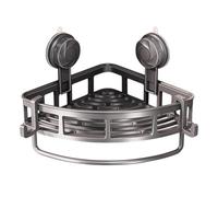 Étagères de rangement de douche, étagères d'angle pour paroi de douche | Assiette d'organisateur de tasse d'aspiration pour salle de bain,Pas de forage pour salle de bain Support de vidange de