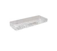 Étagères De Salle De Bain Modernes En Acrylique - Élégantes, Durables Et Faciles À Installer, Avec Un Motif En Pierre Transparente