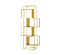 Étagères d'exposition Étagère de luxe moderne et légère for maison, présentoir bureau ouvert en fer Autoportantes(Gold)