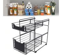 Étagères et supports Caractéristiques principalesAssistant de stockage : l'espace de stockage à 2 niveaux et l'espacement accru entre les niveaux maximisent l'espace vertical et permettent de ranger s