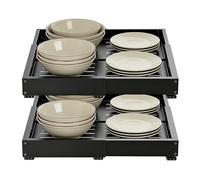 Étagères extensibles pour placard Égouttoir à vaisselle télescopique | Organiseur de tiroir extensible pour appartement, chambre d'étudiant, espace d'angle, bureau, tiroir, ménage, garde-manger et