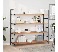 Vidaxl Étagères Flottantes 3 Pcs 120x40x2 Cm Acacia Massif À L'huile Marron