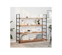 vidaXL Étagères flottantes 3 pcs 120x40x2 cm acacia massif à l'huile, étagère murale, planche d'étagère, étagère murale de salle de bain Marron G