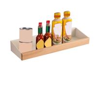 Étagères flottantes - Large étagère murale en bois 30,5 cm - Barre de présentation rustique - Étagère de plateforme d'organisation - Épices décoratives pour bouteille de vin | Appartements, cuisines