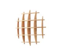 Étagères flottantes murales, présentoir à théière Vintage en Bois Massif - Étagères flottantes murales pour Objets de Collection, Installation Facile, étagère de Rangement Rustique pour Cham