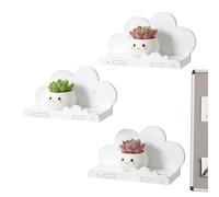 Étagères flottantes pour chambre d'enfant - Lot de 3 pièces 29,5 x 9,4 x 15 cm Décoration murale flottante, étagères murales pour chambre d'enfant - Pour chambre d'enfant fille coin jouet livre salle