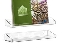 Étagères flottantes pour mur, étagère de rangement transparente pour la maison - Étagères flottantes pour salle de bain | pour maquillage, cosmétiques, décoration, bouteille de parfum, figurine