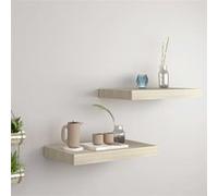 vidaXL Étagères murales flottantes 2 pcs - Chêne