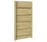 Étagères pour plantes en pin - vidaXL - Marron - 90x15x180 cm - Pinède imprégnée - Utilisation intérieure et extérieure