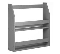 Etagre Murale Suspendue En Bois Gris Gris