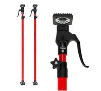 Etai de soutien télescopique à pompe X2 - Hauteur 115 à 290cm - Charge max 40kg - renforcé gâchette aluminium tube acier