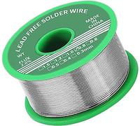 Étain à souder 0,8 mm avec flux 100 g - Sans plomb avec noyau de colophane - Fil de soudure pour la réparation et le bricolage de composants électroniques de soudure électriques