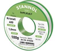 Étain à souder sans plomb Flowtin TC 1mm Stannol, 100 g