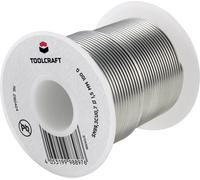 Étain à souder sans plomb TOOLCRAFT bobine Sn99,3Cu0,7 ROL1 100 g 1.5 mm