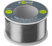 Étain de Soudure sans Plomb Goobay Ø1mm 100g