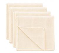 Étamine Alimentaire En Coton 50x50 cm Lot De 4 Pièces | **Adapté Aux Aliments**: Tissu pour filtrer fromage, jus et lait végétal. Bords cousus soignés, évite l’effilochage et suppor