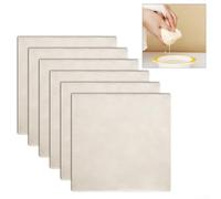 Étamine Alimentaire pour coton Non Blanchi 50x50cm - Tissu à Fromage Prédécoupé Ourlé pour Filtration Ultra Fine