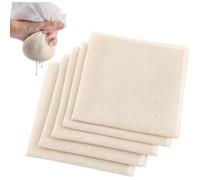 Étamine Alimentaire Réutilisable - Ulisem - 50x50cm - Coton et Lin - Lot de 10 PASSOIRE