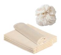 Étamines pour égoutter 1/3/5 pièces - Étamine à fromage ourlée pour égoutter - Réutilisable - Pour cuisine, pâtisserie, jus - Lot de 3 - 70 x 70 cm
