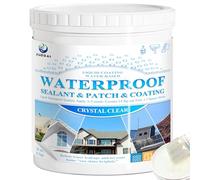 Étanchéité Liquide Transparent, Etancheite Agent de Revetement Impermeable | Agent Anti-Fuite Étanchéité Toiture Murs Intérieur & Extérieur Membrane d'Étanchéité Waterstop 1kg