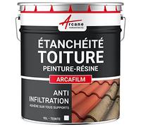 Revêtement Étanchéité Coloré - Résine Pour Toiture Et Tuile : Arcafilm - 10 L Blanc - Arcane Industries