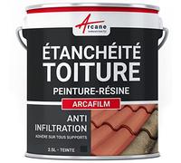 Revêtement Étanchéité Coloré - Résine Pour Toiture Et Tuile : Arcafilm - 2.5 L Ardoise - Arcane Industries