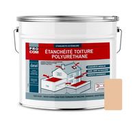 PRO COM Étanchéité Toiture Polyuréthane 15 Kg Beige