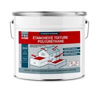 Étanchéité toiture polyuréthane - Étanchéité toit terrasse 15 Kg Blanc