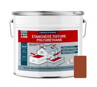 Étanchéité toiture polyuréthane - Étanchéité toit terrasse 15 Kg Rouge (RAL 8004)