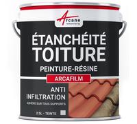 Revêtement Étanchéité Coloré - Résine Pour Toiture Et Tuile : Arcafilm - 2.5 L Gris - Arcane Industries