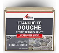 étanchéité transparente douche salle de bain sur carrelage en kit - 2 m²