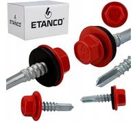 Etanco GT5 Vis autoperceuses métal-métal (250, RAL 3000 - Rouge feu, 5,5 x 25 mm)
