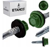 Etanco GT5 Vis autoperceuses métal-métal (250, RAL 6011 - Vert réséda, 5,5 x 25 mm)