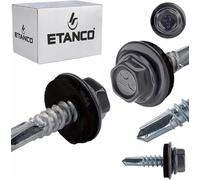 Etanco GT5 Vis autoperceuses métal-métal (250, RAL 7024 - Gris graphite, 5,5 x 25 mm)