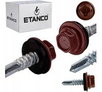 Etanco GT5 Vis autoperceuses métal-métal (250, RAL 8012 - Rouge brun, 5,5 x 25 mm)