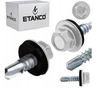 Etanco GT5 Vis autoperceuses métal-métal (250, RAL 9010 - Blanc pur, 5,5 x 32 mm)