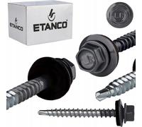 ETANCO Vis autoperceuses Vis pour tôle trapézoïdale RAL 7016 4,8 x 70 mm 100 pcs.