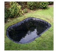 Etang Liner Noir Bassin Poisson Jardin Liner Bâche de Bassin, 4mx6m 5mx6m Bâches Souples pour Bassin D'agrément en Bâche D'étanchéité HDPE pour étang Extérieur Bassin de(Size:6x5M(20x16ft),Color:20S)