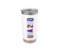 États-Unis 250e 1776-2026 Liberté patriotique américaine 4 juillet Gobelet isotherme en acier inoxydable double paroi
