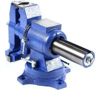Etau 100mm Enclume pour fraiseuse Plateau tournant 360° Etau d'établi Établi
