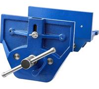Étau à bois, largeur de mâchoire de 7 pouces, étau à bois à dégagement rapide, ouverture maximale de mâchoire de 8 pouces, construction robuste en fonte, étau d'établi avec butée avant réglable, pour 