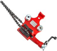 Étau à chaîne avec vis de marque Y, capacité de serrage de 1/8 à 5 pouces. Modèle robuste avec manivelle et mâchoire revêtue de néoprène. En fonte. Idéal pour divers types de tuyaux – Titre Amazon