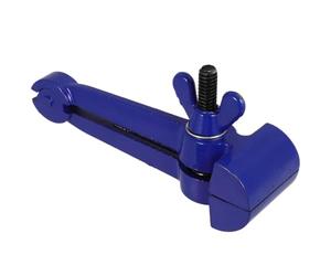 Étau à Main Pince Fixe, Bleue Acier Graphite Sphéroïdal | Serrage Fort, Molette de Fixation Pratique, Manipulation Simple, Léger, pour Atelier et Travaux Manuels